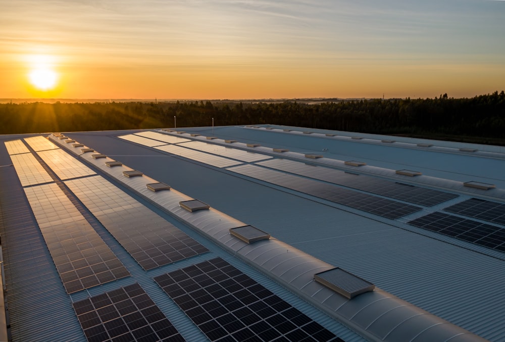 Commercial solar installation